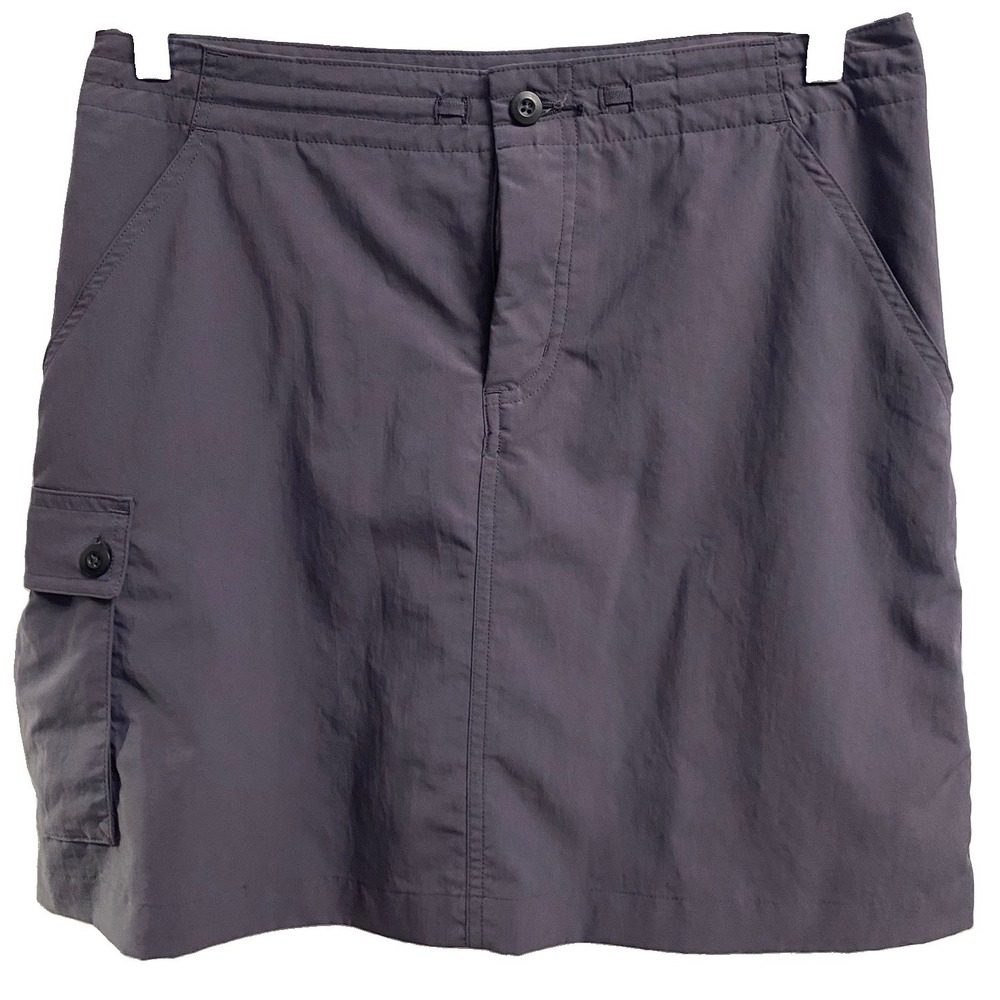 Patagonia Women Intercontinental Hideaway Gray Golf/Tennis/Pickleball Skort 6